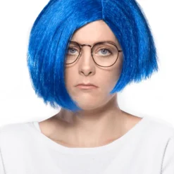 Enigma Sad From Inside Out Women's Costume Wigs