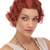 Sepia Roaring 20's Fingerwave Women's Costume Wigs