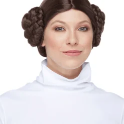 Sepia Space Princess Women's Costume Wigs