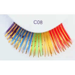 Sepia Rainbow With Gold Eyelash C08