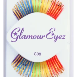 Sepia Rainbow With Gold Eyelash C08