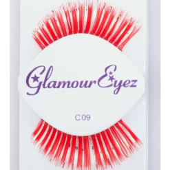 Sepia Red With Silver Eyelash C09