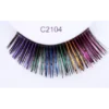 Sepia Black With Colors Eyelash C2104