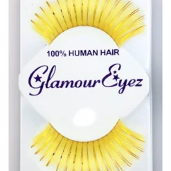Sepia Yellow With Gold Eyelash C21