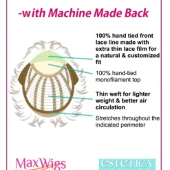 Estetica Designs Eva - Front Lace Line HUMAN HAIR WIGS