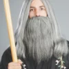 Enigma Wizard Wig & Beard Set Women's Costume Wigs