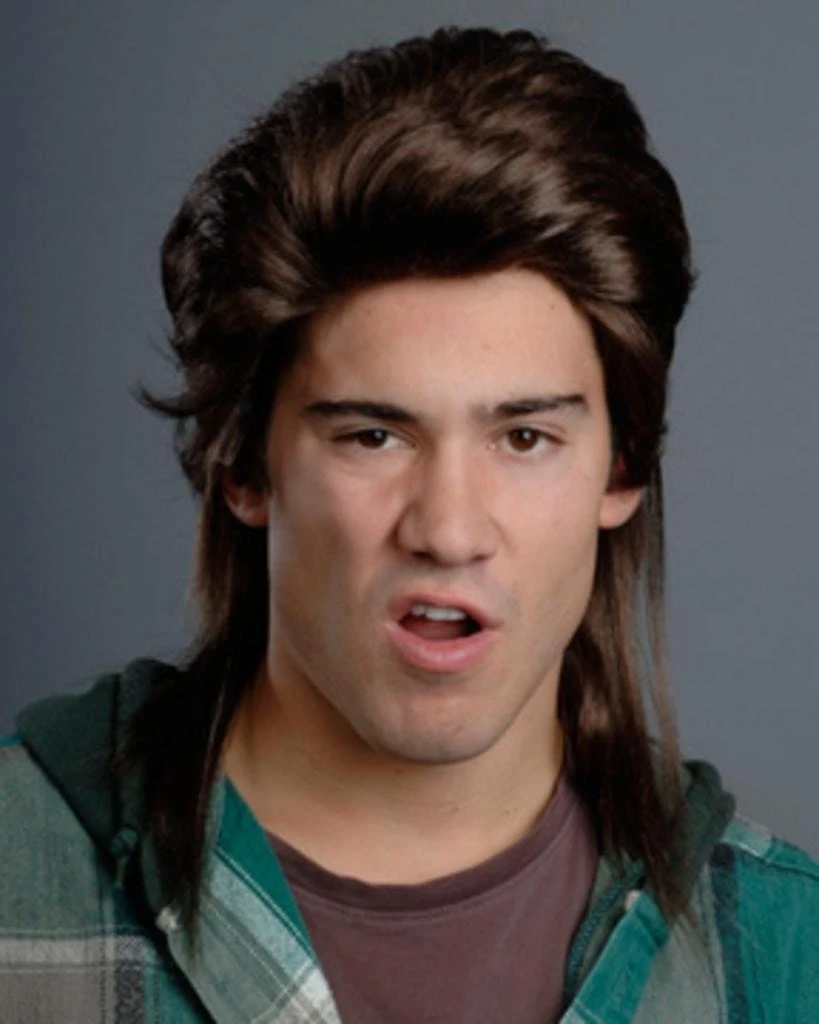 Joe's Dirt Mullet Wig By Enigma 3 Joe's Dirt Mullet Wig By Enigma