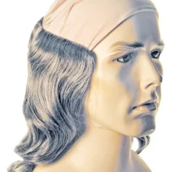 Lacey Costume Ben Franklin Benjamin Founding Father Wig Bald Cloth