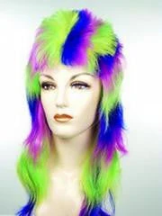 Lacey Costume Women's Costume Wigs Rainbow Punk Style
