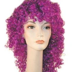 Lacey Costume Clown Disco Long Wet Curly Wig Women's Costume Wigs