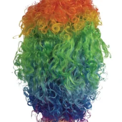 Lacey Costume Clown Disco Long Wet Curly Wig Women's Costume Wigs