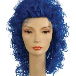 Lacey Costume Clown Disco Long Wet Curly Wig Women's Costume Wigs