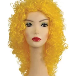 Lacey Costume Clown Disco Long Wet Curly Wig Women's Costume Wigs
