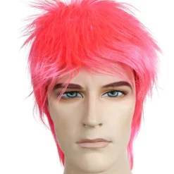 Lacey Costume Rod Stewart Color Ziggy Stardust Punk Bowie Women's Costume Wigs
