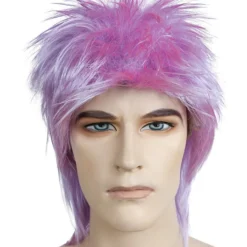 Lacey Costume Rod Stewart Color Ziggy Stardust Punk Bowie Women's Costume Wigs