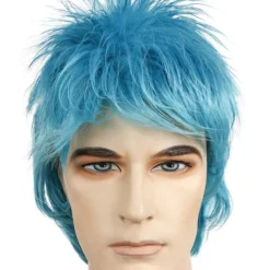 Lacey Costume Rod Stewart Color Ziggy Stardust Punk Bowie Women's Costume Wigs