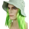 Lacey Costume Tramp Hat With Hair