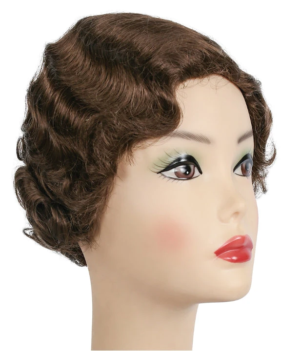 Lacey Costume New Gatsby Mae West 1920s Flapper Wig Women's Costume Wigs 7 Lacey Costume New Gatsby Mae West 1920s Flapper Wig Women's Costume Wigs