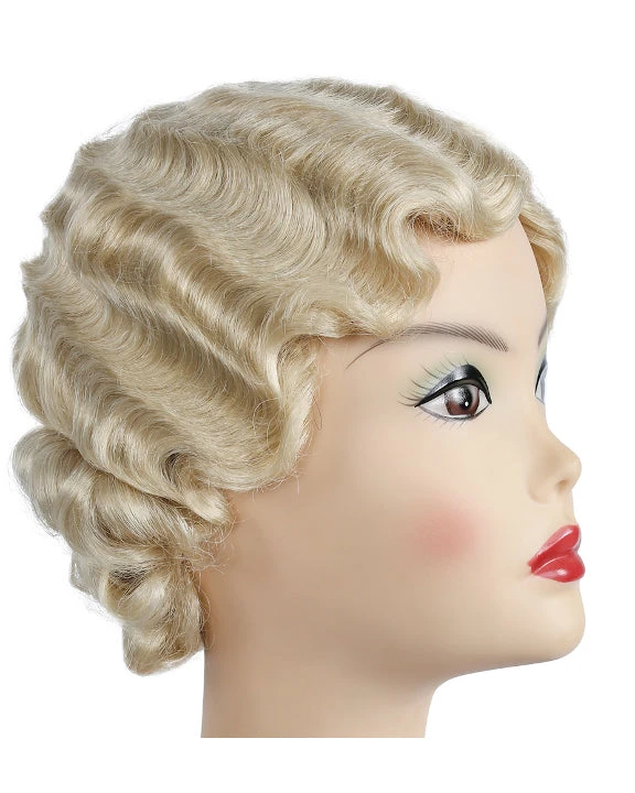 Lacey Costume New Gatsby Mae West 1920s Flapper Wig Women's Costume Wigs 11 Lacey Costume New Gatsby Mae West 1920s Flapper Wig Women's Costume Wigs