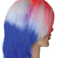 Lacey Costume Patriotic Bob USA Red White Blue