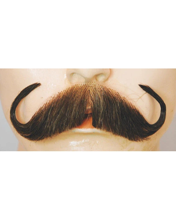 Lacey Costume Handlebar Synthetic Mustache 3 Lacey Costume Handlebar Synthetic Mustache