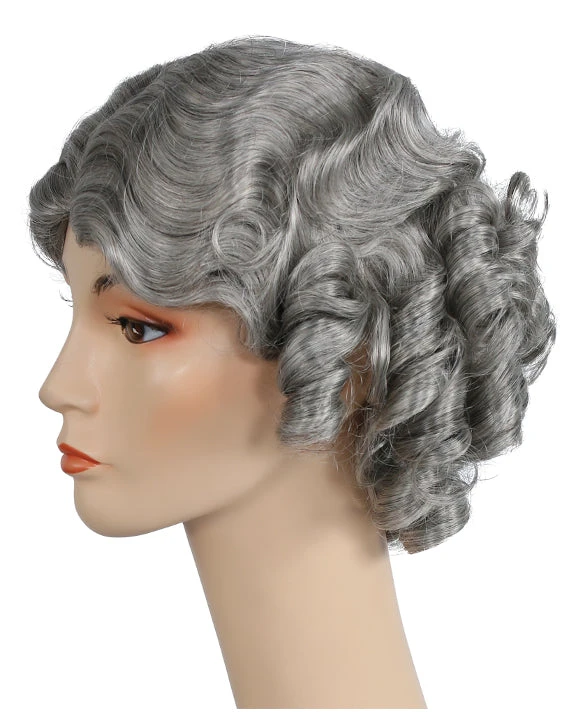 Lacey Costume 1930s Fingerwave Fluff Long Wig 7 Lacey Costume 1930s Fingerwave Fluff Long Wig
