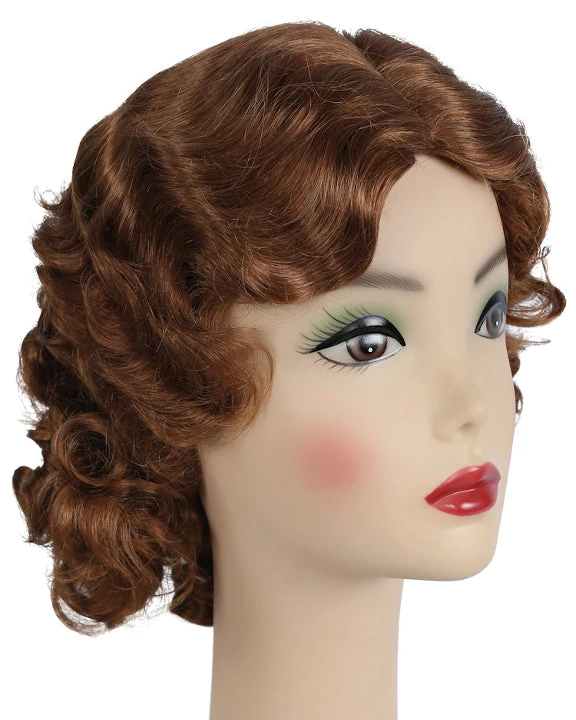 Lacey Costume 1930s Fingerwave Fluff Long Wig 12 Lacey Costume 1930s Fingerwave Fluff Long Wig