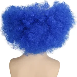 Lacey Costume Bald Curly Clown Deluxe - White Cloth Front