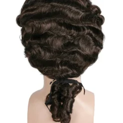 Lacey Costume Aristocratic Colonial Man Widow's Peak