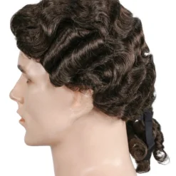 Lacey Costume Aristocratic Colonial Man Widow's Peak