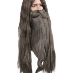 Lacey Costume Wizard Wig And Beard Set B844+B844A