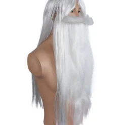 Lacey Costume Wizard Wig And Beard Set B844+B844A