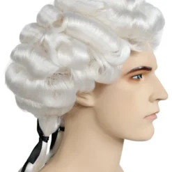 Lacey Costume Barrister Colonial British Man Women's Costume Wigs