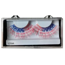 Lacey Costume Eyelash American Flag