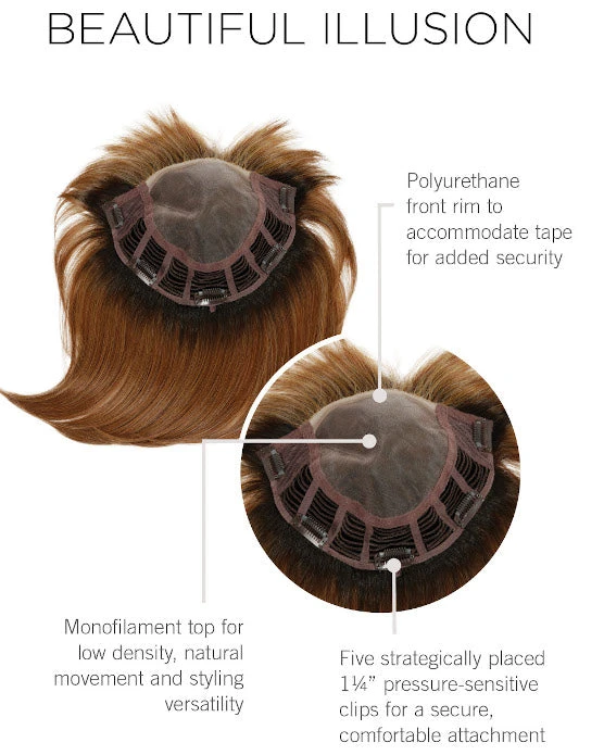 Raquel Welch HAIRPIECES Beautiful Illusion - Topper 9 Raquel Welch HAIRPIECES Beautiful Illusion - Topper