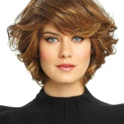Raquel Welch HUMAN HAIR WIGS Soft Focus Human Hair Lace Front Monofilament Top