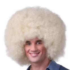 Sepia Clown Color Afro Women's Costume Wigs