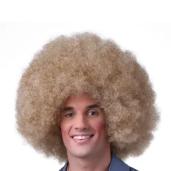 Sepia Clown Color Afro Women's Costume Wigs