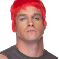 Sepia Flat Top Punk Rocker Ziggy Women's Costume Wigs