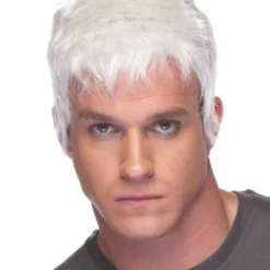 Sepia Flat Top Punk Rocker Ziggy Women's Costume Wigs