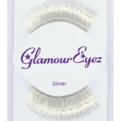 Sepia Metallic Silver Eyelash
