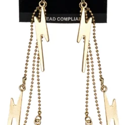 Morris Earrings Lightning Costume Accessories