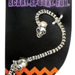 Morris Costume Accessories Earring Wrap Skull