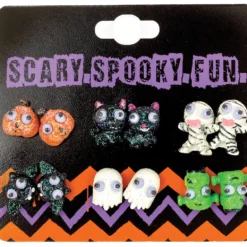 Morris Costume Accessories Earrings Studs With Googly Eyes