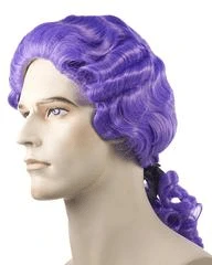 Lacey Costume Bargain Colonial Man Pigtail Wig