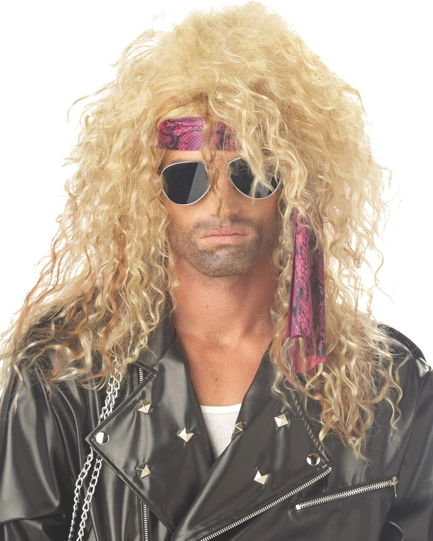 Morris Heavy Metal Rocker Blonde Wig Women's Costume Wigs 3 Morris Heavy Metal Rocker Blonde Wig Women's Costume Wigs