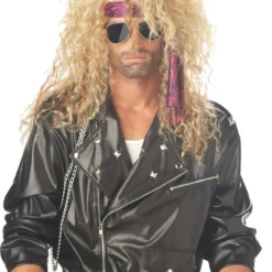 Morris Heavy Metal Rocker Blonde Wig Women's Costume Wigs