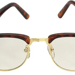 Morris Men's Costume Wigs Mr 50's Clear Glasses