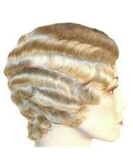 Lacey Costume Women's Costume Wigs Fingerwave Short Flapper 1920s Marcel Wig