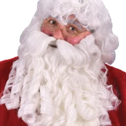 Morris Dlx Santa Wig Beard Mustache
